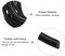 Solid Rubber Cord Tubing 10ft 1.5mm Dia Black Rubber Tube for DIY Craft Beading Necklaces Bracelet